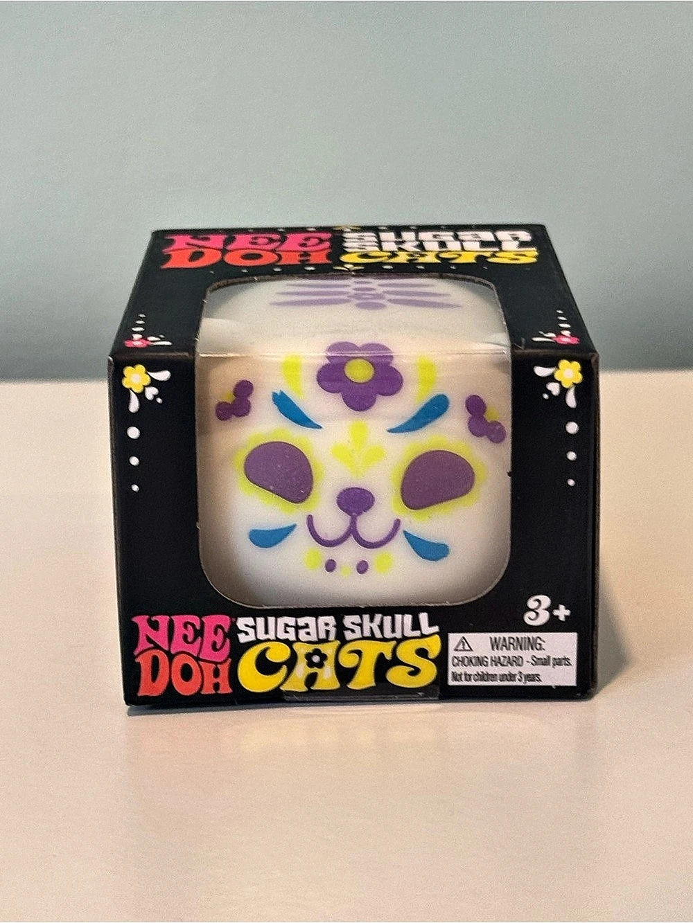 Schylling NeeDoh Sugar Skull Cat NWT